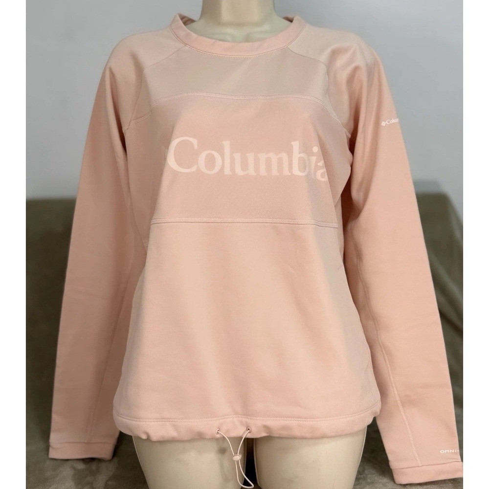 Columbia Women's M‎ Fleece Sweater Shirt Top Hiking Outdoor Pullover Sweatshirt